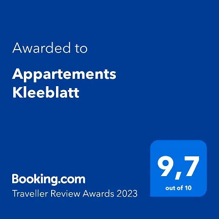 Διαμέρισμα Kleeblatt *